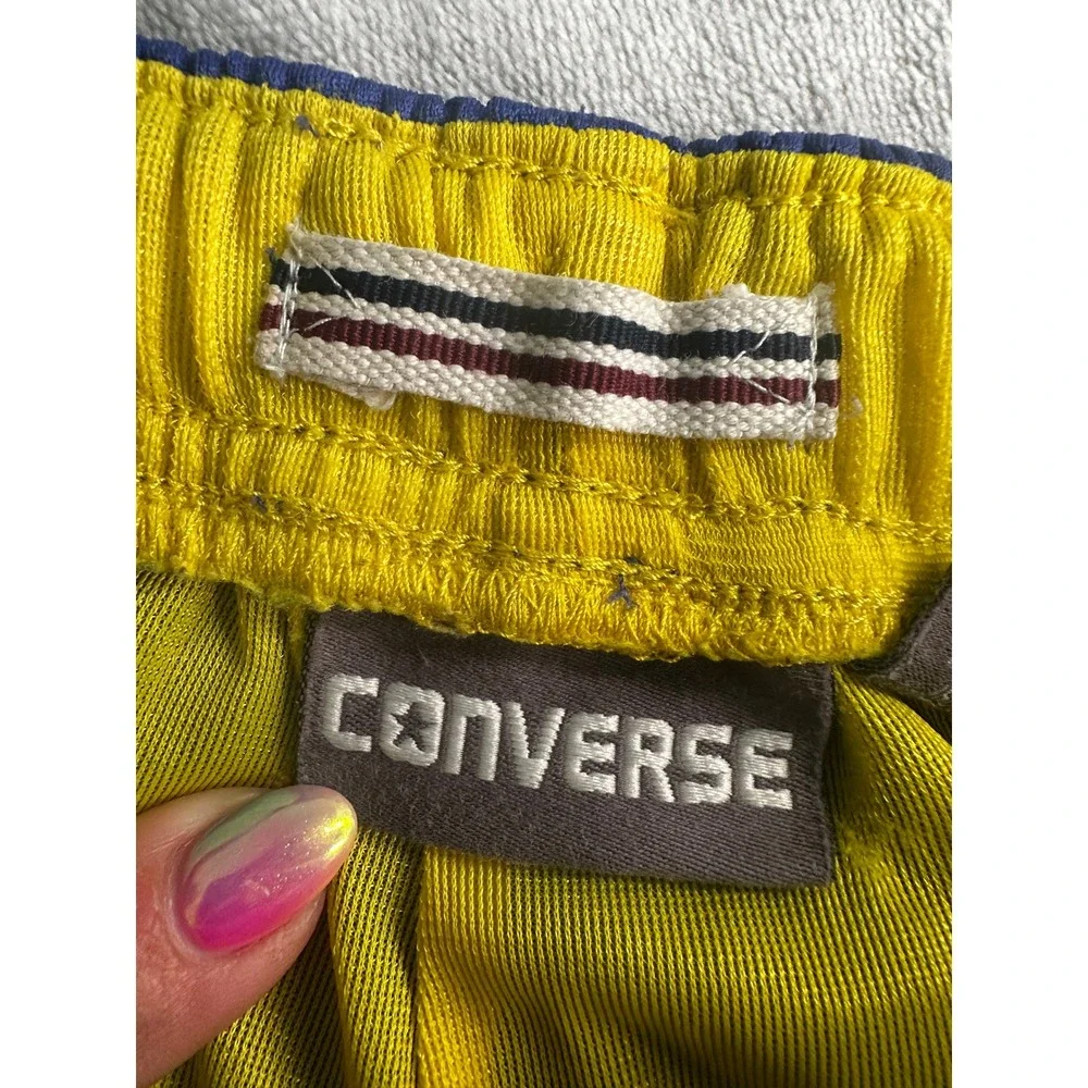 Vintage Converse Mesh Basketball Shorts‎ Kids XL Blue Chuck Taylor Side Stripe